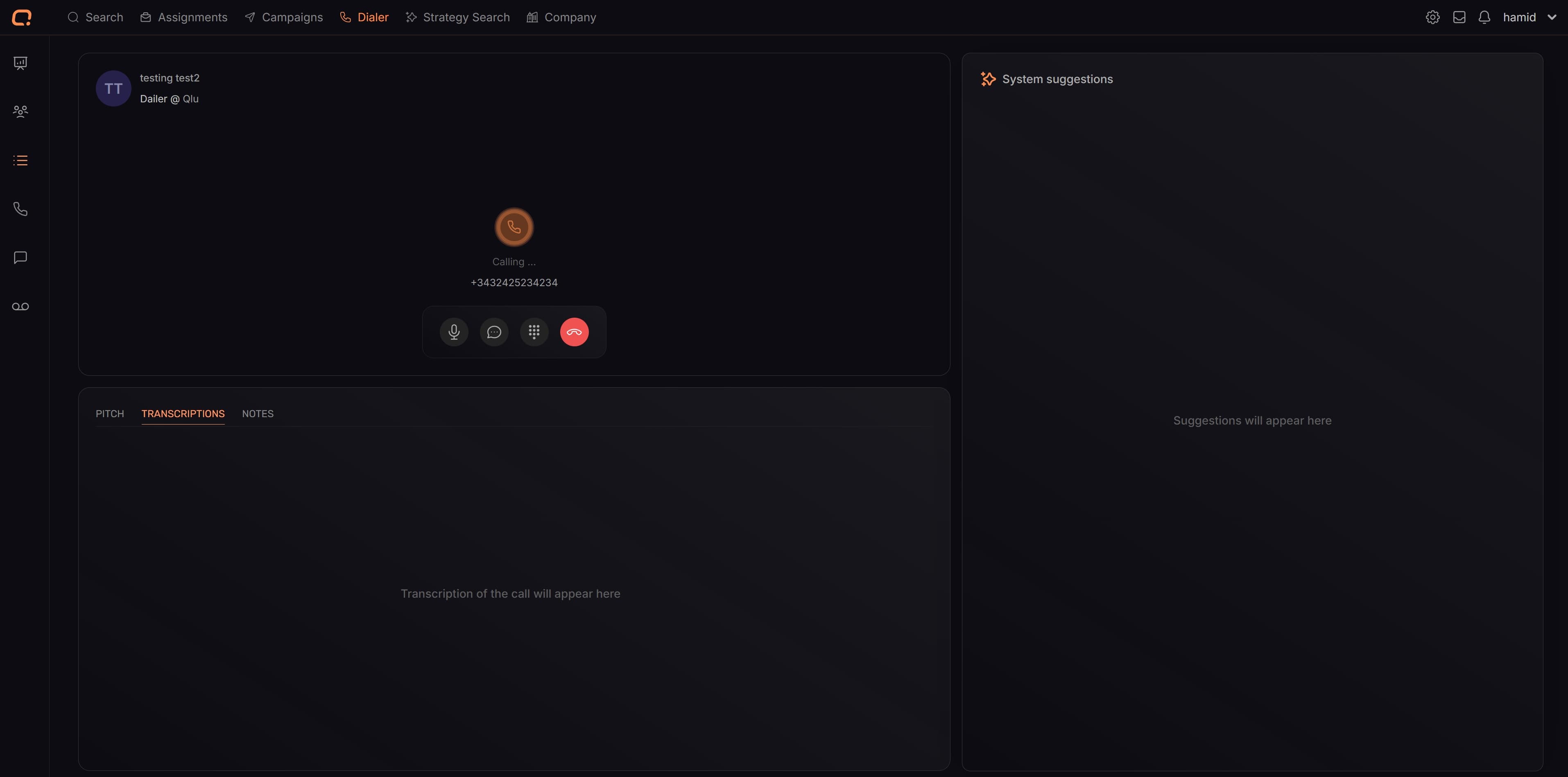 Analytics and Performance Dashboard